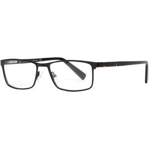 Elasta Men/Women Rectangula Eyeglasses Frame Made in Italy Metal Black 53 17 140